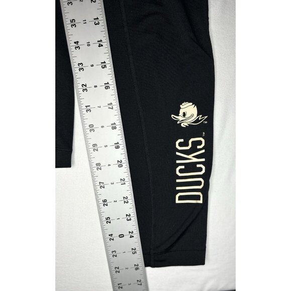 NCAA Oregon Ducks Nike Dri-Fit Athletic Leggings Black Off White Size Small - Picture 13 of 15